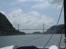 Bridge of the Americas on Pacific side near Panama City