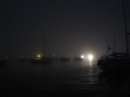 Foggy night in Newport