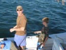 Randy and Austin fishing