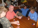 Captain Randy plays poker with the kids