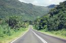 Road on way to Labasa.  Note: everyone drives on left side of road.