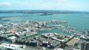 Auckland Harbor from the top of the Sky Tower