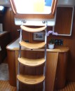 Companionway ladder from salon to deck