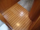 Teak and holly floor boards