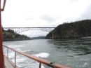 Heading out into Rosario Strait from Deception Pass.