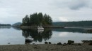 Traditional first anchorage in Desolation Sound:  Cochrane Islands in Malaspina Inlet.