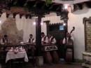 23 marimba musicians at dinner