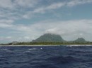 Bora Bora as viewed from Taha