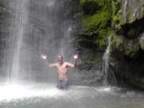 19 Dennis at waterfall