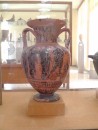 Archaeological Museum. Decoration of pottery either had the images in black or the background in black.