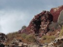 Skaros Rock. First site of ruins.
