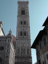 Campanile di Giotto: Bell tower next to the Basilica di Santa Maria del Fiore.  After over 400 steps to the top, we took some nice panorama pics of Florence