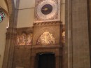 The Basilica di Santa Maria del Fiore: A one-handed liturgical clock shows the 24 hours of the hora italica (Italian time), a period of time ending with sunset at 24 hours.  Can you figure out what time is was when we were there?