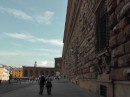 One of the Medici Palaces across the Arno River from the center of Florence.
