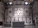 Baptistery of San Giovanni: Altar is a little subdued relative to the rest of the building.