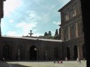 Courtyard of the palace leading to the Boboli Gardens.