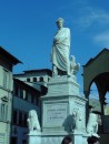 Dante, author of the Divine Comedy sculpture by Enrico Pazzi.