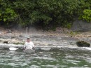 Dennis kayaking