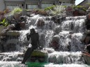 Mermaid fountain at children