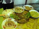 the six dishes that they prepared in their cooking class