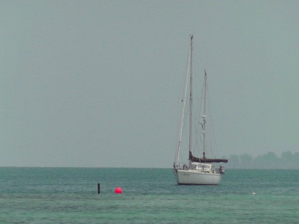Libertad at anchor in Karimunjawa