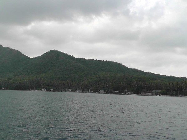 approaching Karimunjawa - group of islands off the northern coast of Java - the only part of Java that we visited