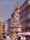 The Pestsäule (Plague Column) is a Holy Trinity column on the Graben –erected after the Great Plague of 1679.