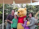 traditional photo that Darren and family get every year with Pooh
