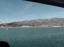 beautiful views back towards Santa Barbara from the water