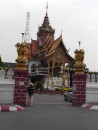 Wat Buparam: Visited on our way to the 3-D art museum.  Surrounded by elaborately decorated wall.