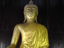 Wat Phan Tao Buddha is gilded teak.