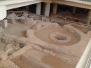 Excavation site right under the Acropolis museum
