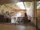The excavation in Monastiraki Square - viewed from the underground metro terminal