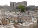 Tarxien Temples: An extensive elevated walkway winds through the site preserving the ruins.