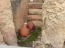 Tarxien Temples: These jugs were recreated from pieces found in this spot.