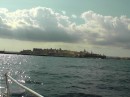 Looking across the bay from the marina to Valletta.