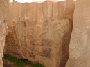 Tarxien Temples: More animals carved into this wall.