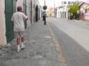 Cobblestone streets and slate sidewalks –a little unexpected in a Caribbean island