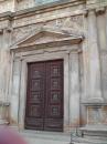 Large bronze entrance doors to Charles V Palace.