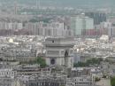 Sights from up in the tower –Arc de Triomphe.