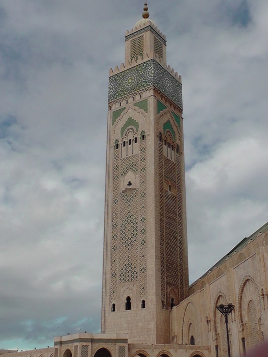 Minaret -at 210 metres (690 ft) the minaret is the tallest religious structure in the world.