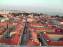 Zadar: Top of the tower, one of the main streets of Old Town.