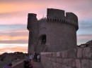 Dubrovnik: Highest point of wall (northeast corner).