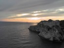 Dubrovnik: We chose to walk the wall in the evening as it would be quite hot during the day.  So we got to watch the sunset from the wall.