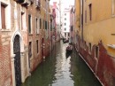 One of the narrower canals which are less hectic than the Grand Canal but subject to traffic jams. 