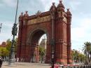 Arc de Triomf -built as the main access gate for the 1888 Barcelona World Fair.