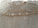 Priene -Ornamental carving on edge of a wall.