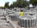 Didyma Temple of Apollo -temple columns were massive in diameter and height.