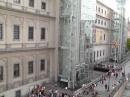 Reina Sofia art museum right outside our hotel window.