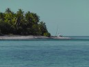 Bamboleiro successfully into the atoll